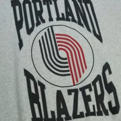 Woman Mitchell & Ness Hoodies & Sweatshirts-Women'S Logo Lt Crew 3.0 Portland Trail Blazers