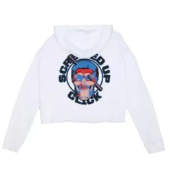 Woman Mitchell & Ness T-Shirts & Tops-Womens M&N X Dj Screw Screwville Crop Pullover