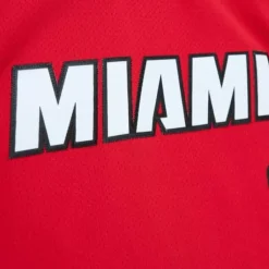 Woman Mitchell & Ness T-Shirts & Tops-Womens N&N Crop Tank Miami Heat 2005 Dwyane Wade