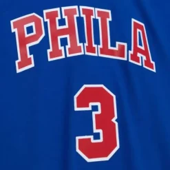 Woman Mitchell & Ness T-Shirts & Tops-Womens N&N Jersey Dress Philadelphia 76Ers 1996 Allen Iverson