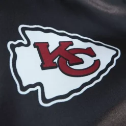 Woman Mitchell & Ness Jackets & Outerwear-Women'S Raglan Satin Jacket Kansas City Chiefs