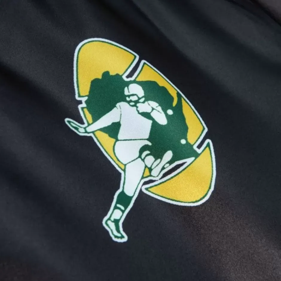 Woman Mitchell & Ness Jackets & Outerwear-Women'S Raglan Satin Jacket Green Bay Packers