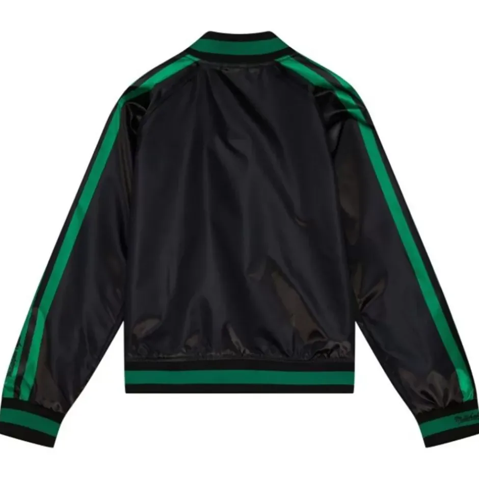 Woman Mitchell & Ness Jackets & Outerwear-Women'S Raglan Satin Jacket Philadelphia Eagles