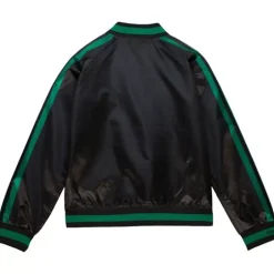 Woman Mitchell & Ness Jackets & Outerwear-Women'S Raglan Satin Jacket Dallas Mavericks