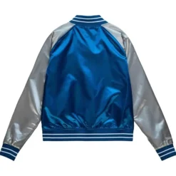 Woman Mitchell & Ness Jackets & Outerwear-Womens Satin Jacket 2.0 Los Angeles Dodgers