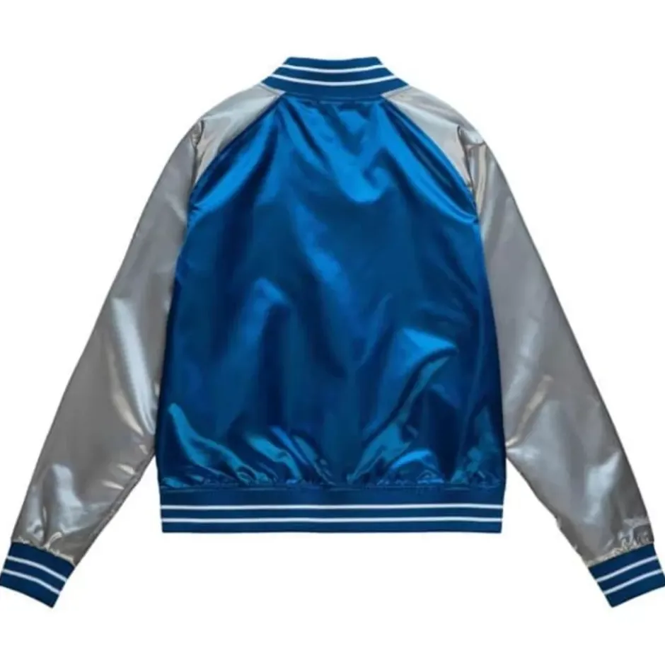 Woman Mitchell & Ness Jackets & Outerwear-Womens Satin Jacket 2.0 Los Angeles Dodgers