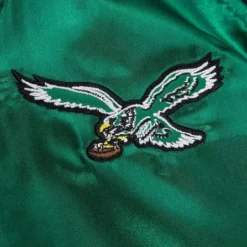 Woman Mitchell & Ness Jackets & Outerwear-Women'S Satin Jacket 2.0 Philadelphia Eagles