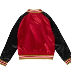 Woman Mitchell & Ness Jackets & Outerwear-Women'S Satin Jacket 2.0 San Francisco 49Ers