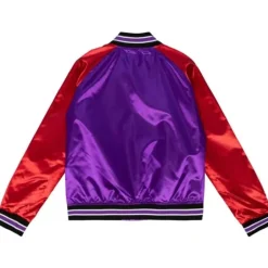 Woman Mitchell & Ness Jackets & Outerwear-Women'S Satin Jacket 2.0 Toronto Raptors
