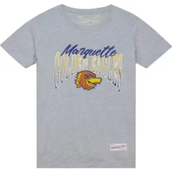 Woman Mitchell & Ness T-Shirts & Tops-Women'S Script Arc Tee Marquette University
