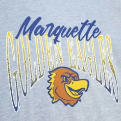 Woman Mitchell & Ness T-Shirts & Tops-Women'S Script Arc Tee Marquette University