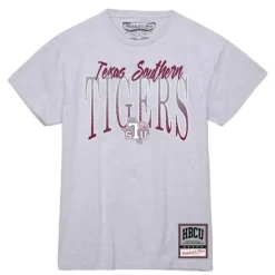 Woman Mitchell & Ness T-Shirts & Tops-Women'S Script Arc Tee Texas Southern University