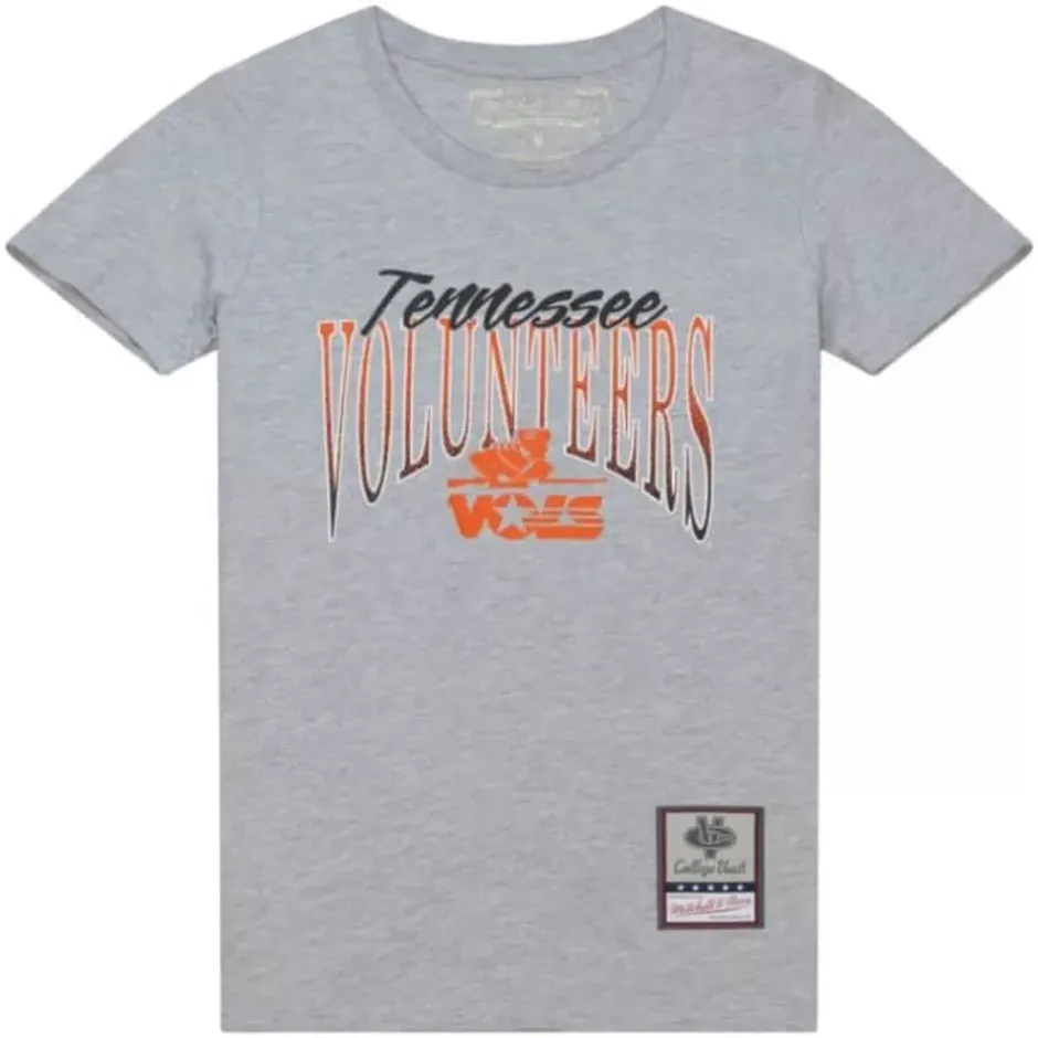 Woman Mitchell & Ness T-Shirts & Tops-Women'S Script Arc Tee University Of Tennessee