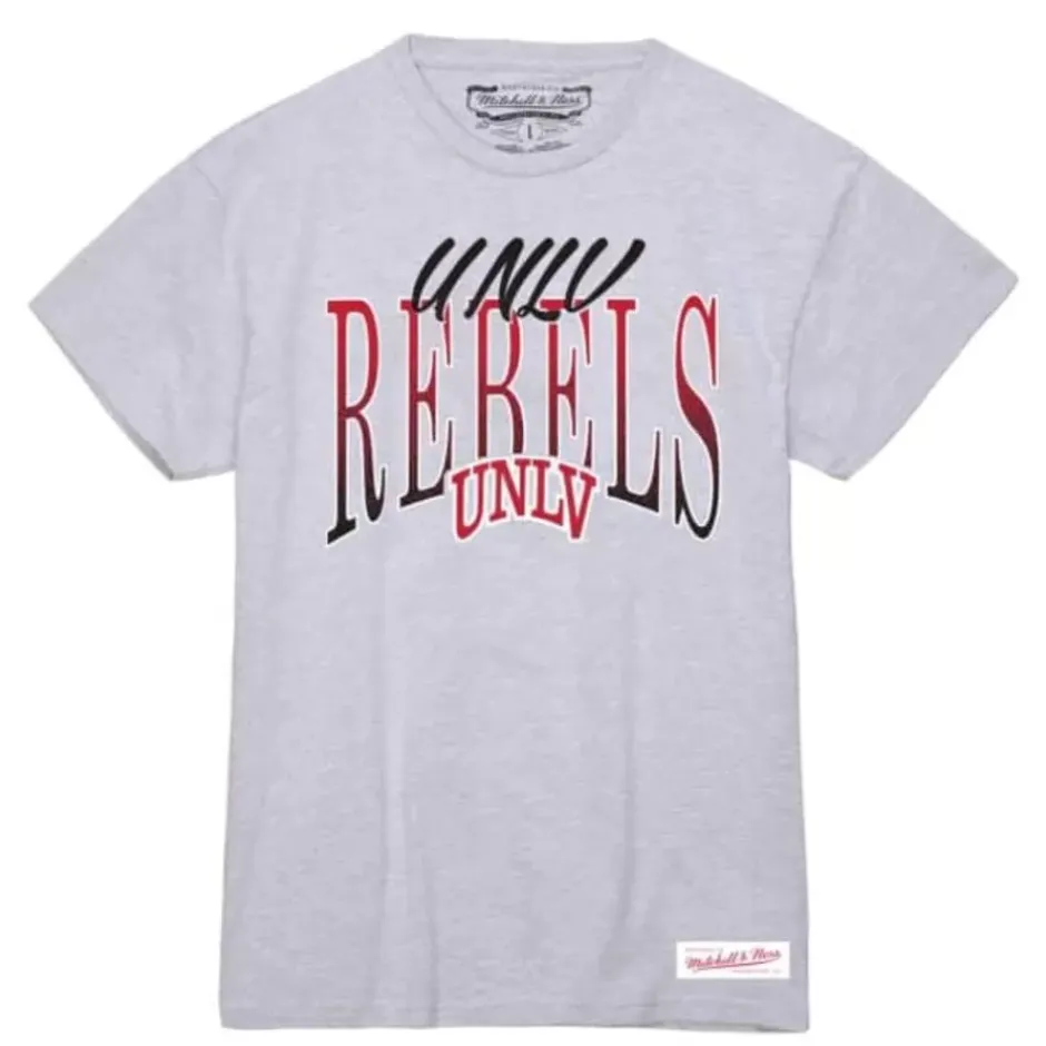Woman Mitchell & Ness T-Shirts & Tops-Women'S Script Arc Tee Unlv