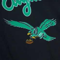 Woman Mitchell & Ness T-Shirts & Tops-Women'S Ss Button Crop Philadelphia Eagles