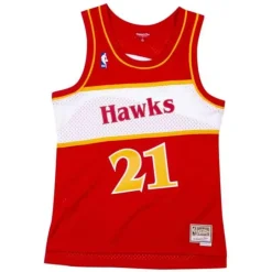 Woman Mitchell & Ness T-Shirts & Tops-Women'S Swingman Jersey Atlanta Hawks 1986-87 Dominique Wilkins