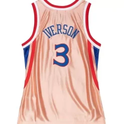Mitchell & Ness Nba Swingman-Womens 75Th Anniversary Rose Gold Swingman Allen Iverson Philadelphia 76Ers 1996-97 Jersey
