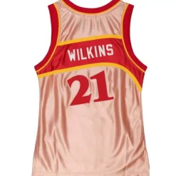 Mitchell & Ness Nba Swingman-Womens 75Th Anniversary Rose Gold Swingman Dominique Wilkins Atlanta Hawks 1986-87 Jersey