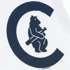 Woman Mitchell & Ness T-Shirts & Tops-Womens Tonal Logo Story Tank Chicago Cubs