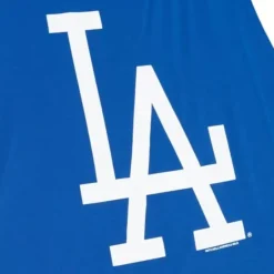 Woman Mitchell & Ness T-Shirts & Tops-Womens Tonal Logo Story Tank Los Angeles Dodgers