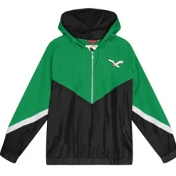 Woman Mitchell & Ness Jackets & Outerwear-Womens Windbreaker 3.0 Philadelphia Eagles