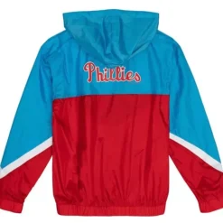 Woman Mitchell & Ness Jackets & Outerwear-Womens Windbreaker 3.0 Philadelphia Phillies