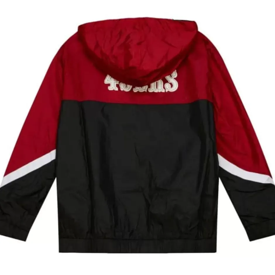 Woman Mitchell & Ness Jackets & Outerwear-Womens Windbreaker 3.0 San Francisco 49Ers