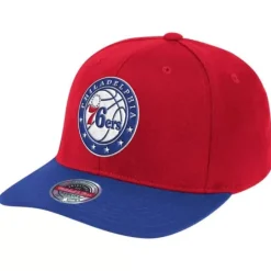 Mitchell & Ness Snapback-Wool 2 Tone Classic Red Snapback Philadelphia 76Ers