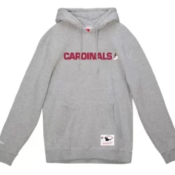 Men Mitchell & Ness Hoodies & Sweatshirts-Wordmark 1 Hoodie Arizona Cardinals