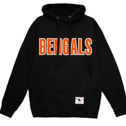 Men Mitchell & Ness Hoodies & Sweatshirts-Wordmark 1 Hoodie Cincinnati Bengals