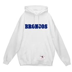 Men Mitchell & Ness Hoodies & Sweatshirts-Wordmark 1 Hoodie Denver Broncos