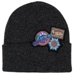 Mitchell & Ness Knit-Xl Logo Patch Knit Hwc Utah Jazz